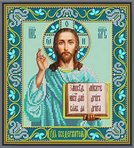 Набор для вышивания бисером Икона "Господь Вседержитель". Арт И067