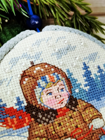 Набор для создания пинкипа  "Зимние забавы". Арт 21.002.40