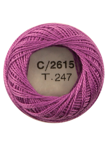 Мулине "Finca Perle"(Жемчужное"), №12,однотонный цвет 2615. Арт 00008/12/2615           