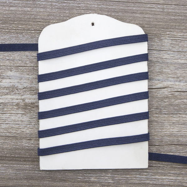 Резинка 6,6 мм, цвет темно-синий. Арт 851113010L7704