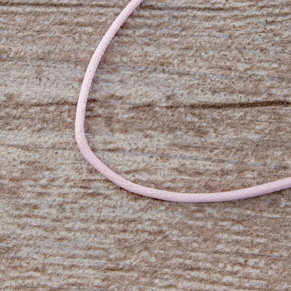 Шнур атласный мини-рулон, 2 мм, 4,5 м, цвет 05, розовый. Арт P00462-2мм-05           