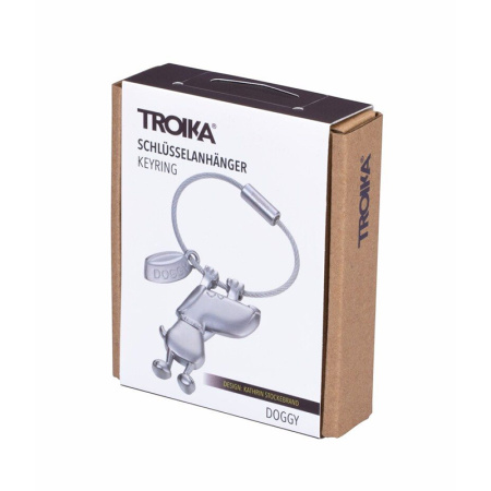 Брелок TROIKA "Собачка с плошкой". Арт KR17-14/MA