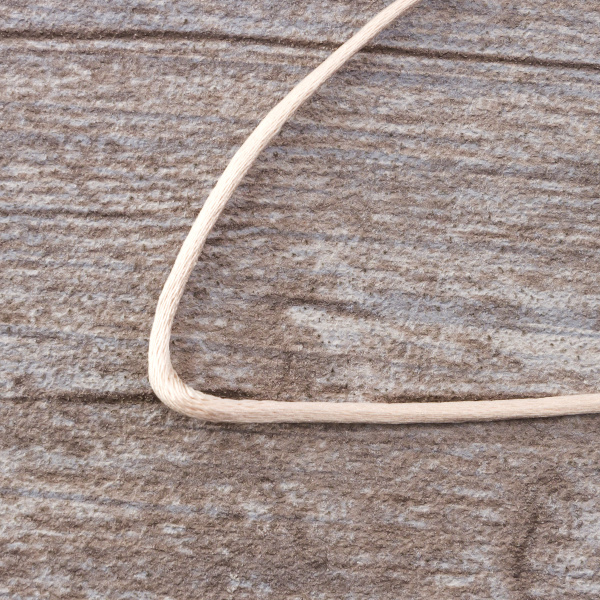 Шнур атласный SAFISA 2 мм, 25 м, цвет 83, чайная роза. Арт 462-83                  