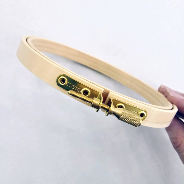 Пяльцы круглые с замком, диаметр 10 см. Арт 92-2