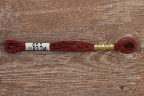 Мулине COSMO однотонный цвет  655       . Арт 25-6/655       