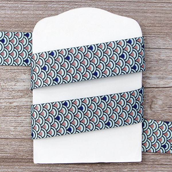 Тесьма ременная декоративная, 30 мм, цвет ментоловый, 10 м. Арт 35136-30мм-01