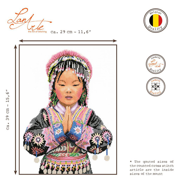 Набор для вышивания "Thai hill tribe girl"  . Арт PN-0200962