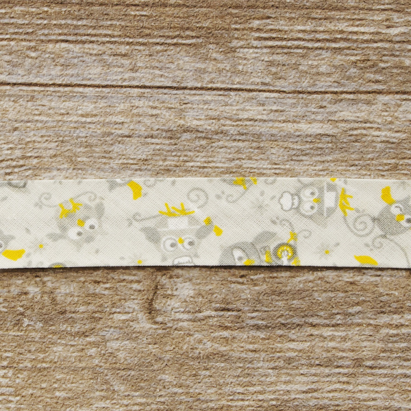 Косая бейка с рисунком SAFISA арт. 6528, 20 мм, 20 м, цвет 03. Арт 6528-20мм-03