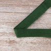 Тесьма киперная хлопковая на блистере SAFISA, 14 мм, 2,5 м , цвет 43, темно-зеленый. Арт P00260C-14мм-43         