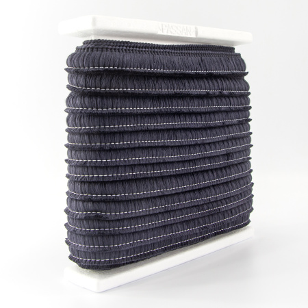 Бахрома декоративная, 30 мм, цвет графитовый. Арт BT - 30c - col.B-25