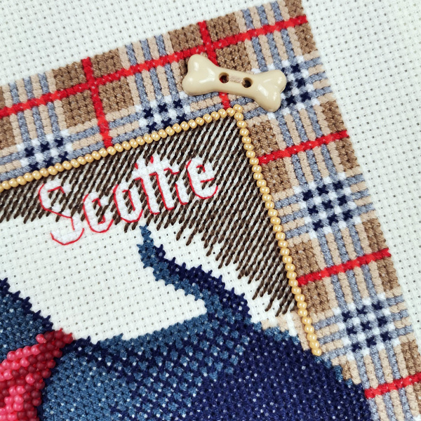 Набор для вышивания "Скотч терьер". Арт 13.003.19