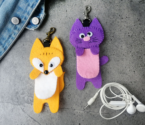 Набор для создания держателя для наушников "Лисёнок". Арт 30.001.04