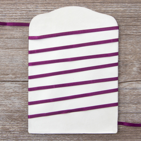 Лента для вышивания SAFISA на блистере, 4 мм, 5 м, цвет 58, сливовый. Арт P111-4мм-58             