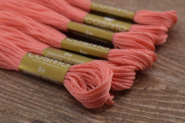 Мулине COSMO однотонный цвет  834       . Арт 25-6/834       