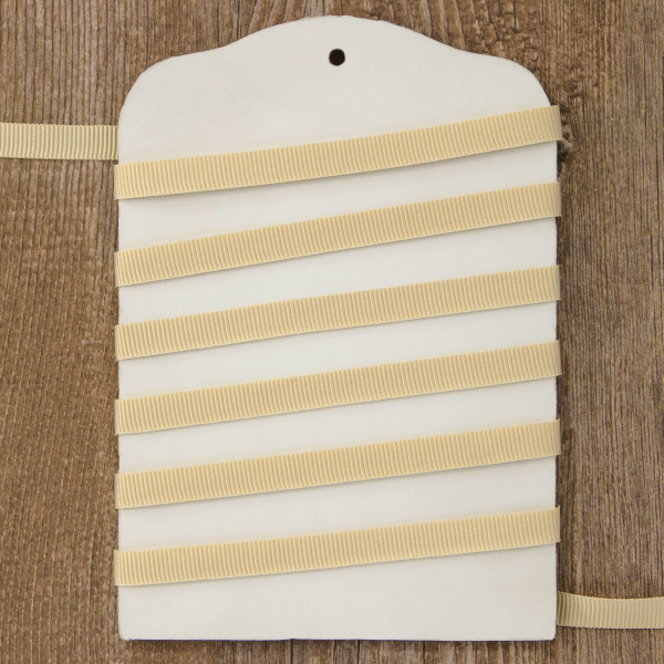 Лента репсовая PEGA, цвет слоновая кость, 7 мм. Арт 811798807G1966