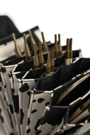 Органайзер для спиц "Canvas Betina" Cow print. Арт QB-4724/Cow print