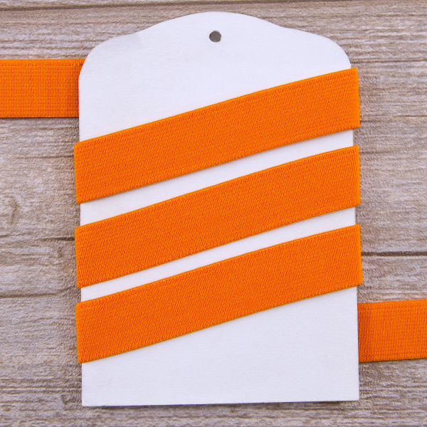 Резинка, цвет оранжевый, 20 мм. Арт 821782820L4302          