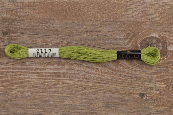 Мулине COSMO однотонный цвет  2117      . Арт 25-6/2117      