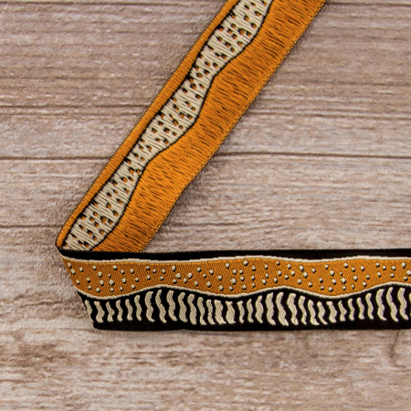 Лента жаккардовая SAFISA, 20 мм, 15 м, цвет 03. Арт 9272-20мм-03