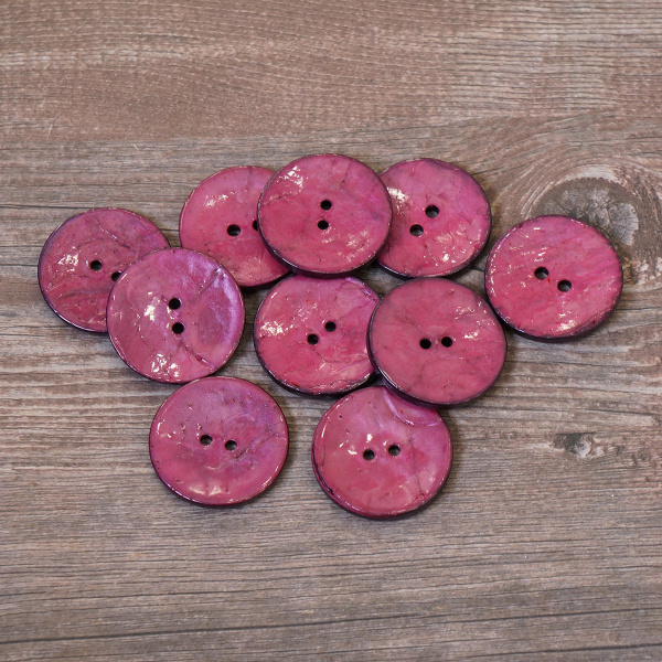 Пуговицы CONCEPT, размер 48, кокос,  цвет COL.11 розовый. Арт 1919H-048-COL.11