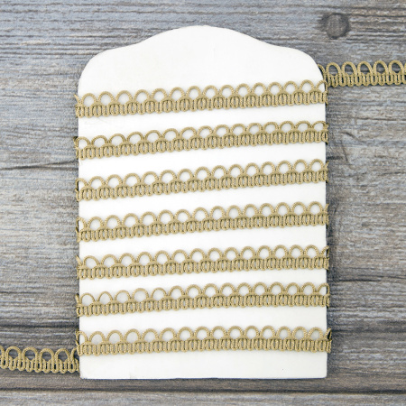 Тесьма PEGA тип отделочная, цвет бежевый, 10 мм. Арт 844150010A1903          