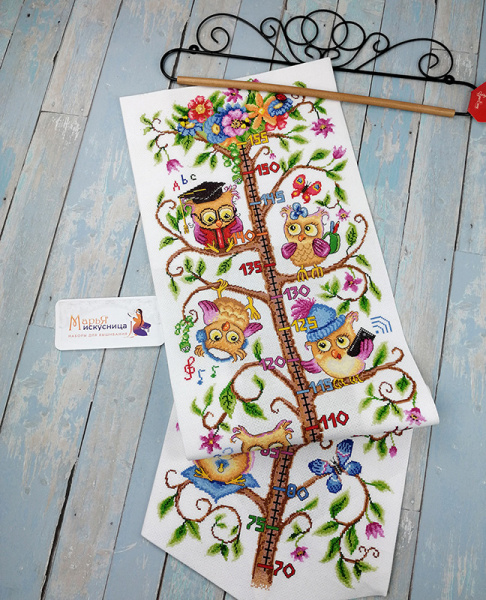 Набор для создания ростомера "Совята" . Арт 14.002.06