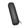 Пенал для ручек "Leather Case" на молнии, 15 х 5 х 2 см, натуральная кожа, цвет черный. Арт 90686