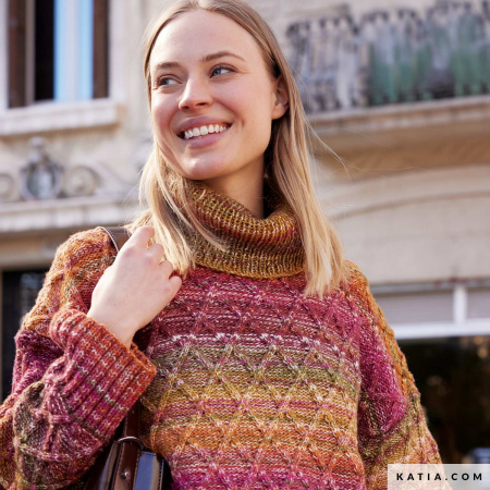 Журнал с моделями по пряже Katia  Woman-Man Multicolor 2. Арт 7923