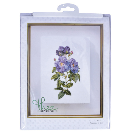 Набор для вышивания "Рапсодия в голубом", канва лён 36 ct. Арт 413                     