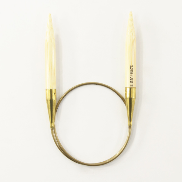 Спицы, круговые, бамбук addiNature BAMBOO №9, 50 см. Арт 555-7/9-50