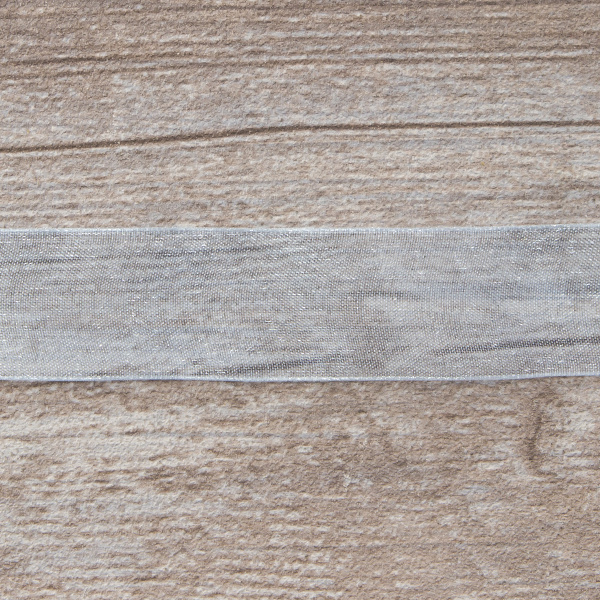 Лента органза SAFISA мини-рулон, 25 мм, 2,5 м, цвет 04, голубой светлый. Арт P00520-25мм-04          