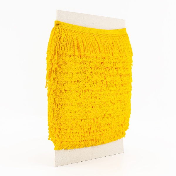 Бахрома витая, 60 мм, цвет яичного желтка. Арт PP-60 col.104