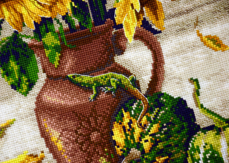 Набор для вышивания "Подсолнухи и тыквы". Арт 04.005.27