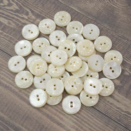 Пуговицы CONCEPT Mother of Pearl, размер 28, полиэстер, цвет COL.1 Australian. Арт 75315-028-COL.1AUSTRALIAN