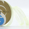 Лента органза SAFISA мини-рулон, 7 мм, 4,5 м, цвет 25, зеленый. Арт P00520-7мм-25           