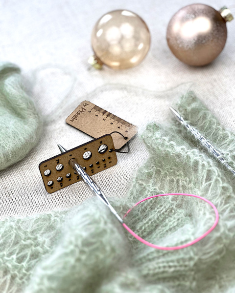 Линейка измеритель мини для спиц и крючков "To Go". Арт 860004