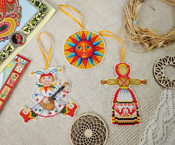 Набор для вышивания на пластиковой канве "Встреча весны". Арт 23.001.05