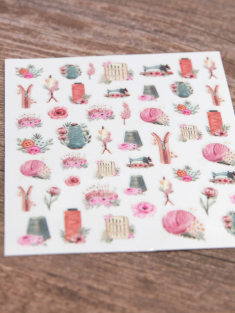 Слайдеры для дизайна ногтей, 5 блистеров в упаковке. Арт N4387/1