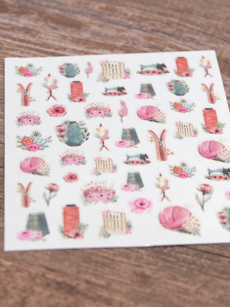 Слайдеры для дизайна ногтей, 5 блистеров в упаковке. Арт N4387/1