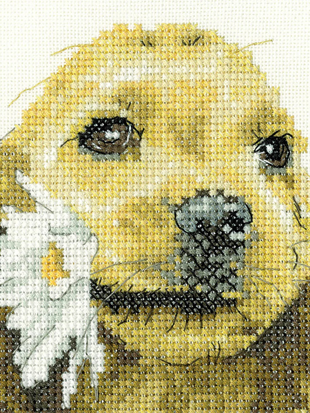 Набор для вышивания "Дэйзи Кокер Спаниель". Арт LCDA1896A