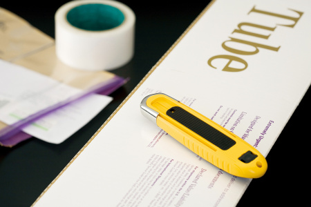 Нож универсальный с выдвижным лезвием и возвратной пружиной Olfa. Арт SK-8