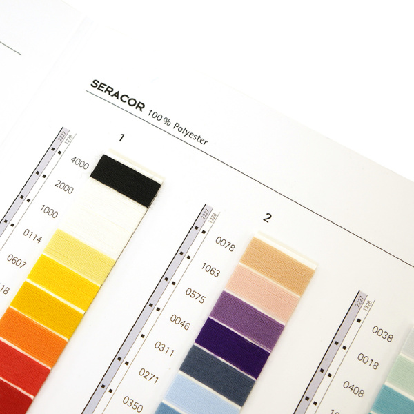 Цветовая карта,  AMANN GROUP METTLER, SERACORE. Арт 101109