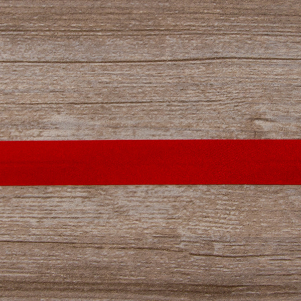 Косая бейка атласная 20 мм, 25 м, цвет 84, вишневый. Арт 6260-20мм-84            