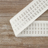 Резинка поясная решетчатая, 45 мм, 25 м, цвет 02 белый. Арт 4796-45мм-02