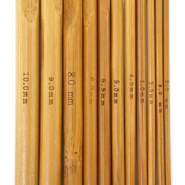 Набор крючков, вязальных, бамбук, Hemline, 15 см. Арт +T15/BAMBOO/2