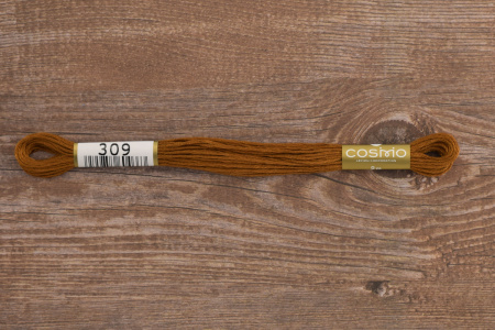 Мулине COSMO однотонный цвет  309       . Арт 25-6/309       