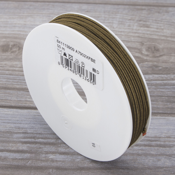 Шнур-сутаж PEGA, коричнево-рыжий, 3 мм. Арт 841113909A7902          