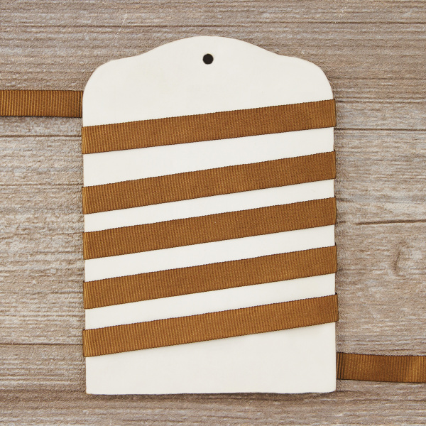 Лента репсовая SAFISA, 10 мм, 25 м, цвет 88 коричневый светлый. Арт 350-10мм-88