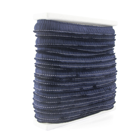 Бахрома декоративная, 30 мм, цвет темно-синий. Арт BT - 30c - col.B-6