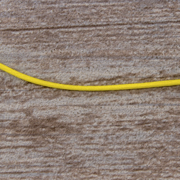 Шнур атласный мини-рулон, 2 мм, 4,5 м, цвет 32, желтый. Арт P00462-2мм-32           